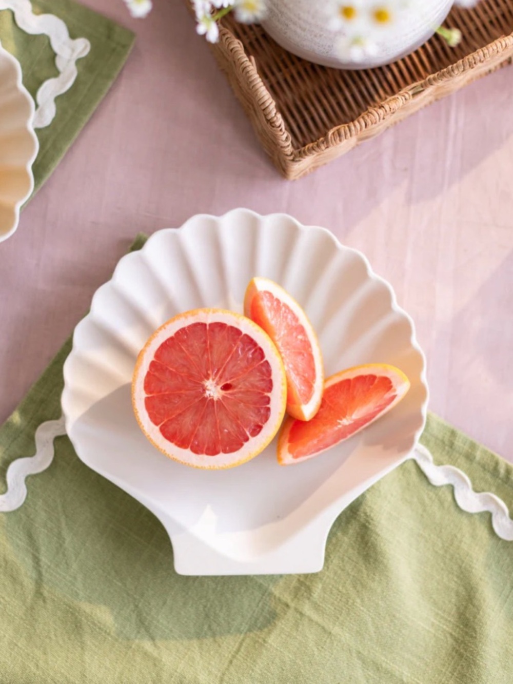 Bamboo Shell Plate Set | Meri Meri | Set of 6